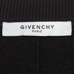 Pre Owned Givenchy Black Rottweiler Cotton Knit Sweatshirt XS
