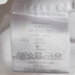Pre Owned Givenchy White Cotton Long Sleeve Shirt S