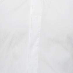 Pre Owned Givenchy White Cotton Long Sleeve Shirt S