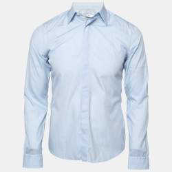 Givenchy Blue Cotton Long Sleeve Shirt S