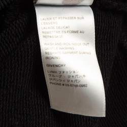 Pre Owned Givenchy Black Printed Cotton Kit Sweatshirt XL