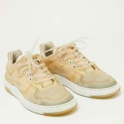 Givenchy Beige PVC Low Top Sneakers Size 42