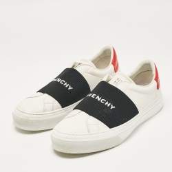 Givenchy White Leather Urban Street Low Top Sneakers Size 43.5