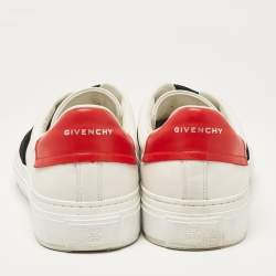 Givenchy White Leather Urban Street Low Top Sneakers Size 43.5