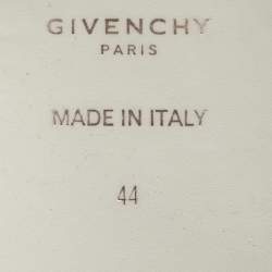 Givenchy White Knit Fabric High Top Sneakers Size 44