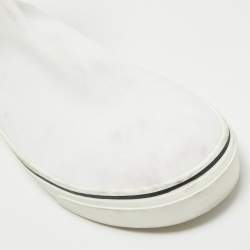 Givenchy White Knit Fabric High Top Sneakers Size 44