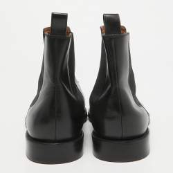 Givenchy Black Leather Star Chelsea Boots Size 44