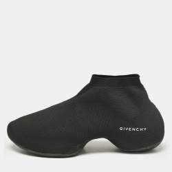 Givenchy Black Knit Fabric TK-360 Sneakers Size 41