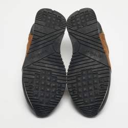 Pre Owned Givenchy Multicolor Mesh And Leather Active Runner Sneakers Size 42