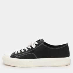 Pre Owned Givenchy Black Canvas City Low Top Sneakers Size 44