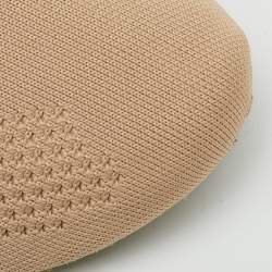 Pre Owned Givenchy Beige Knit Fabric TK-360 Lace Up Sneakers Size 42