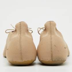 Pre Owned Givenchy Beige Knit Fabric TK-360 Lace Up Sneakers Size 42