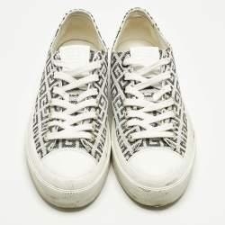 Pre Owned Givenchy White Canvas City Low Top Sneakers Size 42