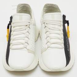 Pre Owned Givenchy White Perforated Leather Spectre Runner Sneakers Size 39