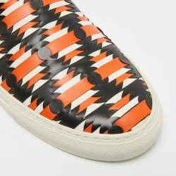 Pre Owned Givenchy Size 44 Multicolor Leather Slip On Sneakers