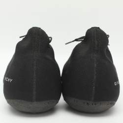 Pre Owned Givenchy TK-360 Size 38 Black Stretch Fabric Sneakers