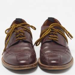 مملوكة مسبقًا Givenchy Bolog Size 40 Brown Leather Derby