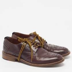 مملوكة مسبقًا Givenchy Bolog Size 40 Brown Leather Derby