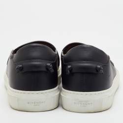 Pre Owned Givenchy Tonal Star Size 41 Suede Leather Street Skate Slip On Sneakers