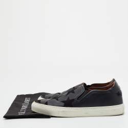 Pre Owned Givenchy Tonal Star Size 41 Suede Leather Street Skate Slip On Sneakers