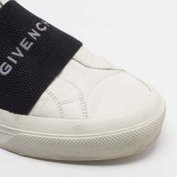 Pre Owned Givenchy Urban Street Size 41 White Leather Slip On Sneakers