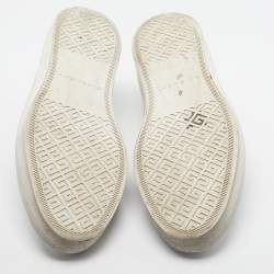 Pre Owned Givenchy Urban Street Size 41 White Leather Slip On Sneakers