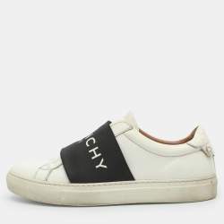 Pre Owned Givenchy Urban Street Size 38 White Leather Low Top Sneakers