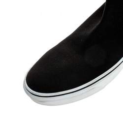Givenchy Black Knitted Fabric George V Mid Sock Sneakers Size 45