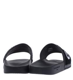 Givenchy Black Fabric Slides Sandal Size 41
