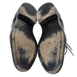 Givenchy Black Leather Nino Studded Lace Up Derby Size 41
