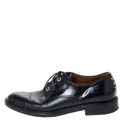 Givenchy Black Leather Nino Studded Lace Up Derby Size 41