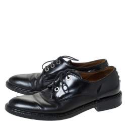 Givenchy Black Leather Nino Studded Lace Up Derby Size 41