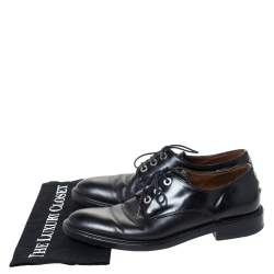 Givenchy Black Leather Nino Studded Lace Up Derby Size 41