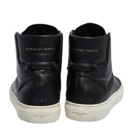 Pre Owned حذاء رياضي جيفنشي سليب أون تفصايل عقدة أوربان ستريت جلد أسود مقاس 40