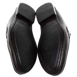 Givenchy Dark Brown Leather Slip On Loafers Size 42