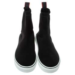 Givenchy Black Knitted Fabric George V Mid Sock Sneakers Size 45