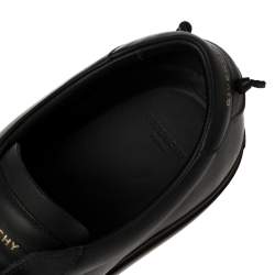 Givenchy Black Leather Urban Street Knots Sneakers Size 44 