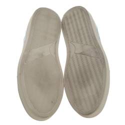 Pre Owned Givenchy White Leather Urban Motocross Graphic Low Top Sneakers Size 43