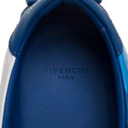 Pre Owned Givenchy White Leather Urban Motocross Graphic Low Top Sneakers Size 43