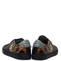 Givenchy Black Leather Leo Sneakers Size 42