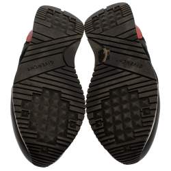 Givenchy Black Mesh And Leather Active Runner Sneakers Size 43