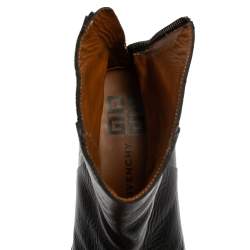 Givenchy Black Leather Ankle Boots Size 42
