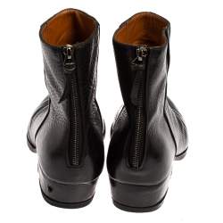 Givenchy Black Leather Ankle Boots Size 42