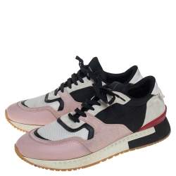Givenchy Multicolor Suede, Leather And Mesh Lace Up Sneakers Size 43