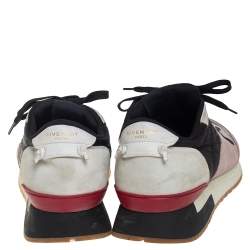 Givenchy Multicolor Suede, Leather And Mesh Lace Up Sneakers Size 43