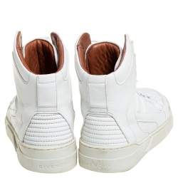 Givenchy White Leather High Top Sneakers Size 39