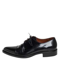 Givenchy Black Leather Lace Up Oxford Size 45 