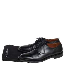 Givenchy Black Leather Lace Up Derby Size 46