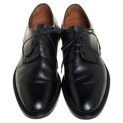 Givenchy Black Leather Lace Up Derby Size 46