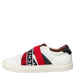 Givenchy White Leather Urban Street Slip On Sneakers Size 42